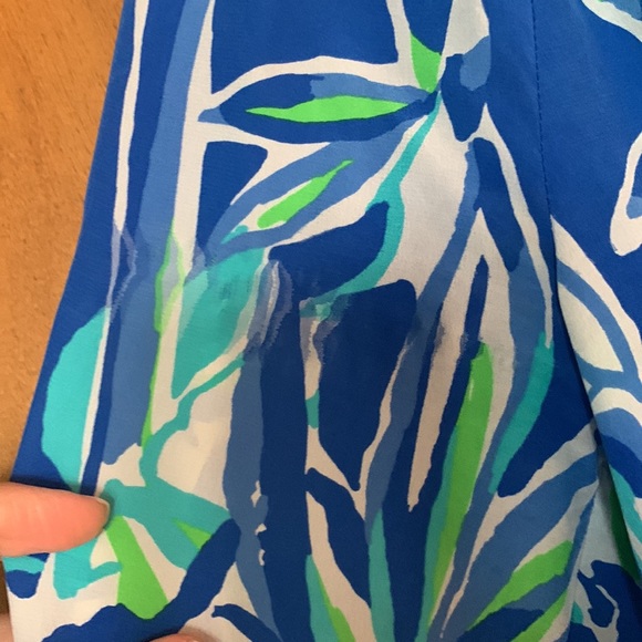 Lilly Pulitzer - Elsa Top - 100% Silk - Bamboo pattern - Sz XS - Picture 5 of 7